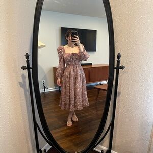 Ulla Johnson floral print prairie dress